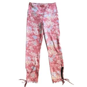 Anthropologie Daily Practice Floral Leggings S